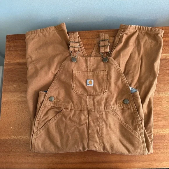 Carhartt Brown Overalls - Picture 1 of 3